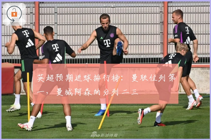 英超预期进球排行榜：曼联位列第一，曼城阿森纳分列二三